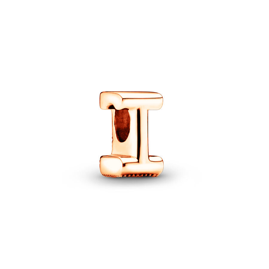 Rose Gold Plated 26 Alphabet Charm Bead Fit Original 925 Sterling Silver Bracelet DIY Jewelry