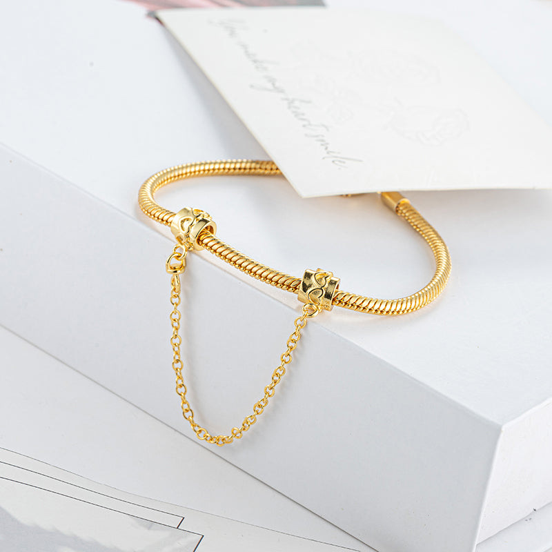 Gold plated Charm Pendant Bead Fit Original Pandora Bracelet DIY Jewelry DZ2192