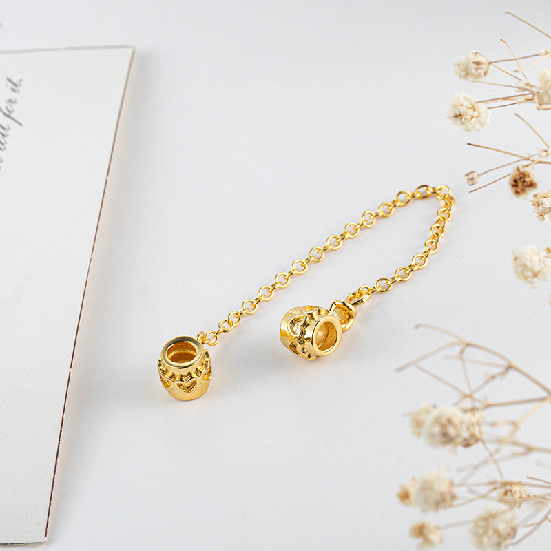 Gold plated Charm Pendant Bead Fit Original Pandora Bracelet DIY Jewelry DZ2192
