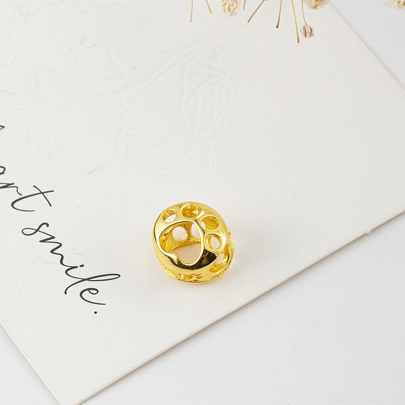Gold Plated Series Charm Bead Fit Original Pandora 925 Sterling Silver Bracelet DIY Jewelry ZZ2266