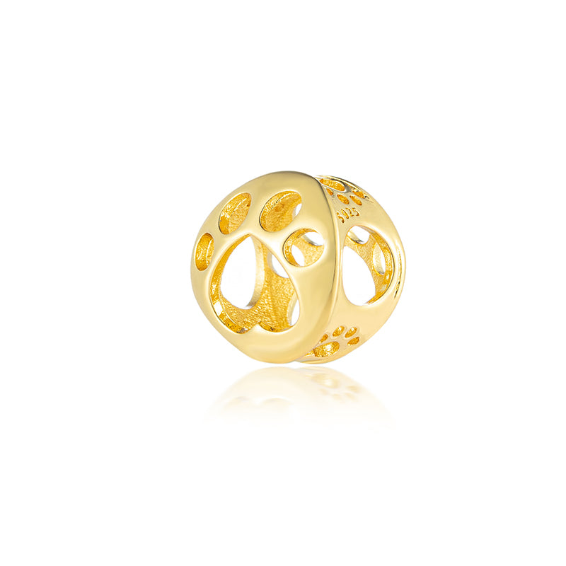 Gold Plated Series Charm Bead Fit Original Pandora 925 Sterling Silver Bracelet DIY Jewelry ZZ2266