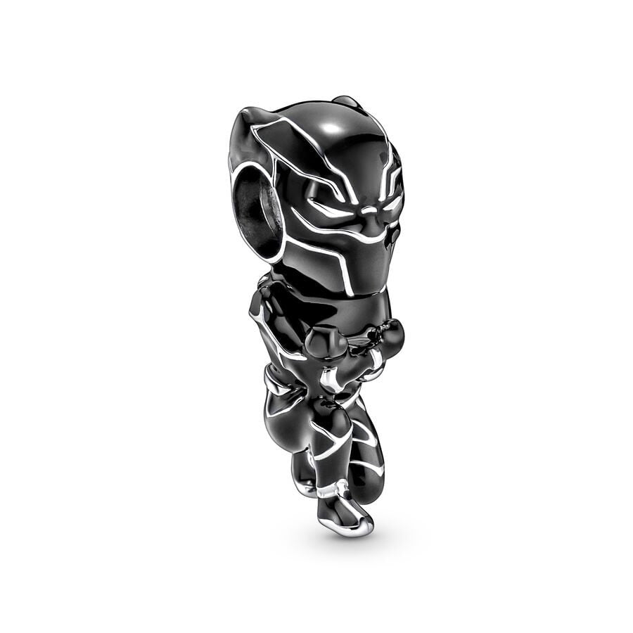 Marvel Wakanda Black Panther Charm Bead Fit Original 925 Sterling Silver Pandora Bracelet DIY Jewelry L003