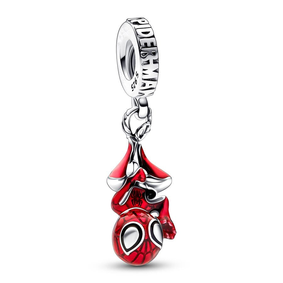 Marvel Spider-Man Charm Bead Fit Original 925 Sterling Silver Pandora Bracelet DIY Jewelry L013