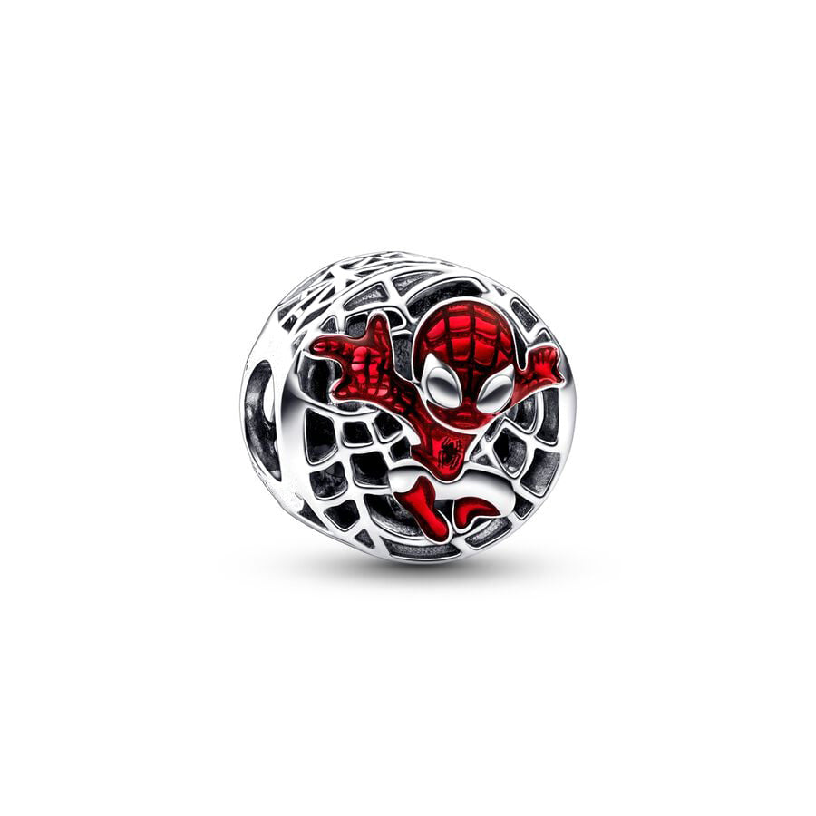 Marvel Spider-Man Charm Bead Fit Original 925 Sterling Silver Pandora Bracelet DIY Jewelry L014