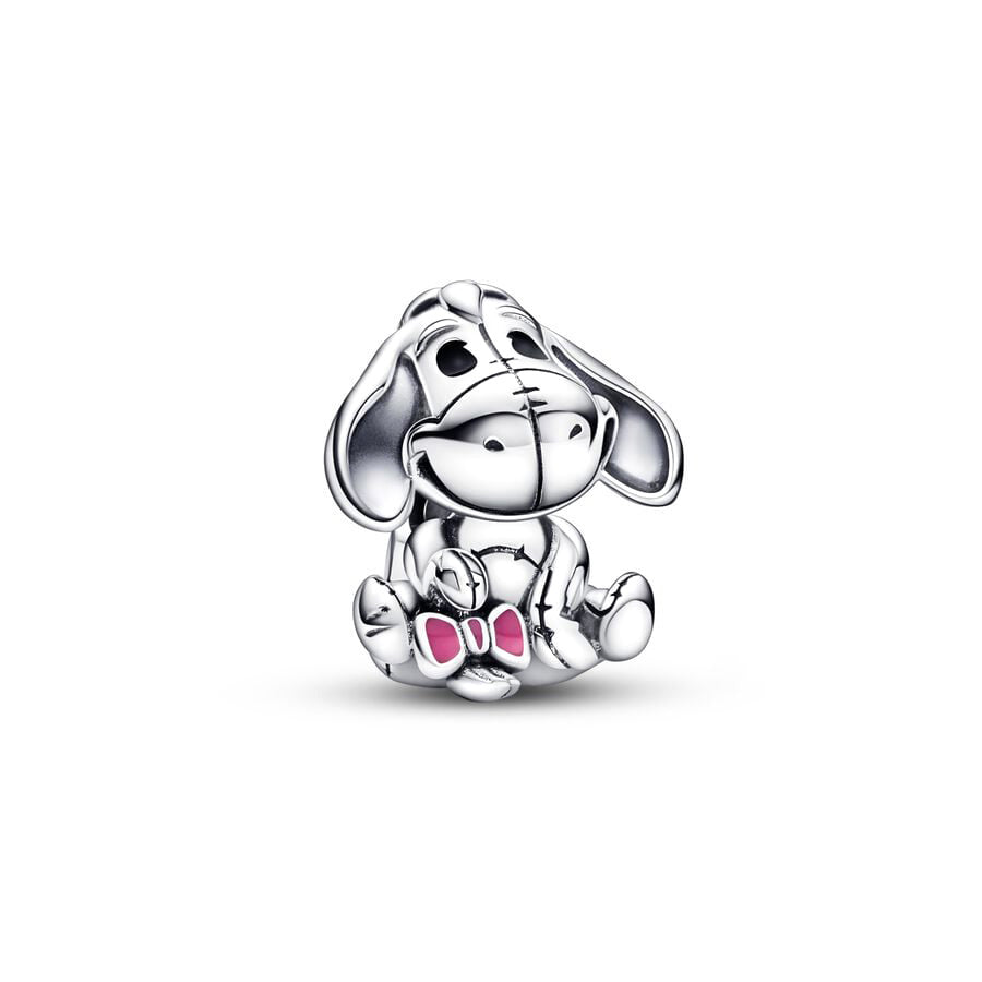 Winnie the Pooh Series Eeyore Charm Bead Fit Original 925 Sterling Silver Pandora Bracelet DIY Jewelry