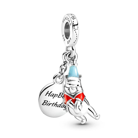 Winnie the Pooh Series Charm Bead Fit Original 925 Sterling Silver Pandora Bracelet DIY Jewelry