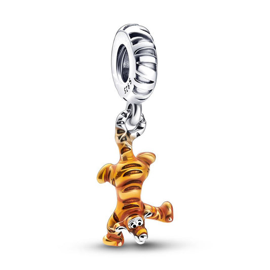 Winnie the Pooh Series Tigger Charm Bead Fit Original 925 Sterling Silver Pandora Bracelet DIY Jewelry