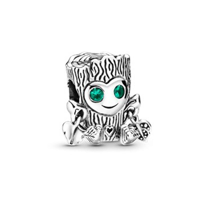 Disney Groot Charm Bead Fit Original 925 Sterling Silver Pandora Bracelet DIY Jewelry