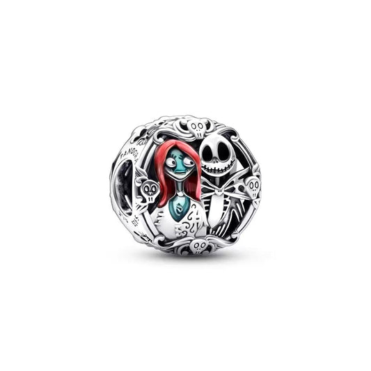 Disney The Nightmare Before Christmas Charm Bead Fit Original 925 Sterling Silver Pandora Bracelet DIY Jewelry