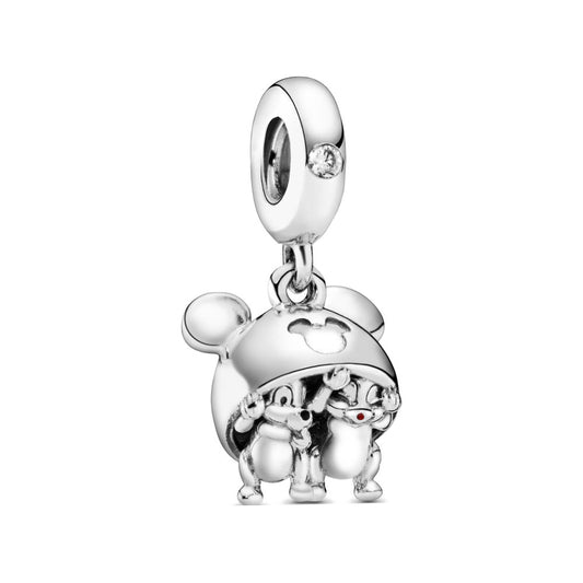 Disney Charm Bead Fit Original 925 Sterling Silver Pandora Bracelet DIY Jewelry