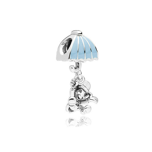 Disney Mickey Mouse Charm Bead Fit Original 925 Sterling Silver Pandora Bracelet DIY Jewelry