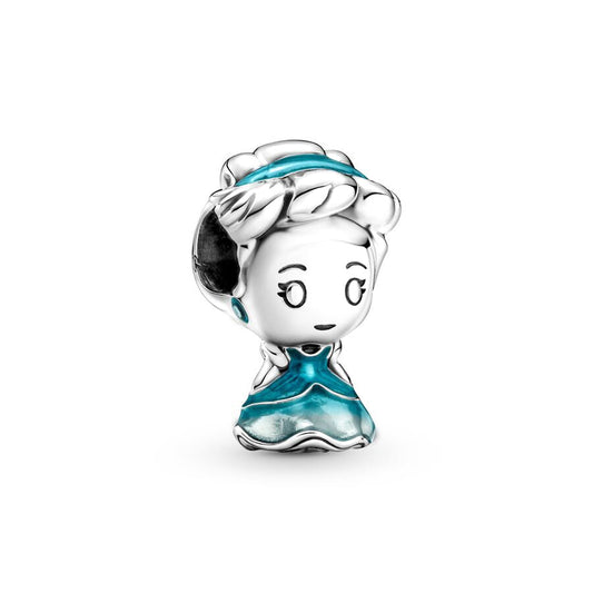 Disney Cinderella Charm Bead Fit Original 925 Sterling Silver Pandora Bracelet DIY Jewelry