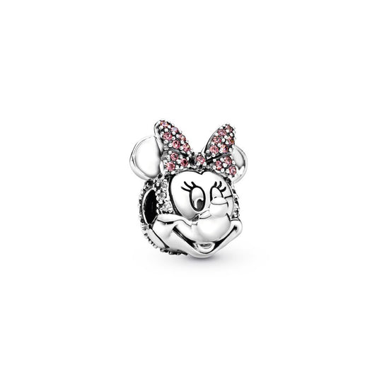 Disney Minnie Mouse Charm Bead Fit Original 925 Sterling Silver Pandora Bracelet DIY Jewelry