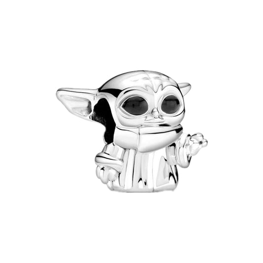 Star Wars Grogu Charm Bead Fit Original 925 Sterling Silver Pandora Bracelet DIY Jewelry