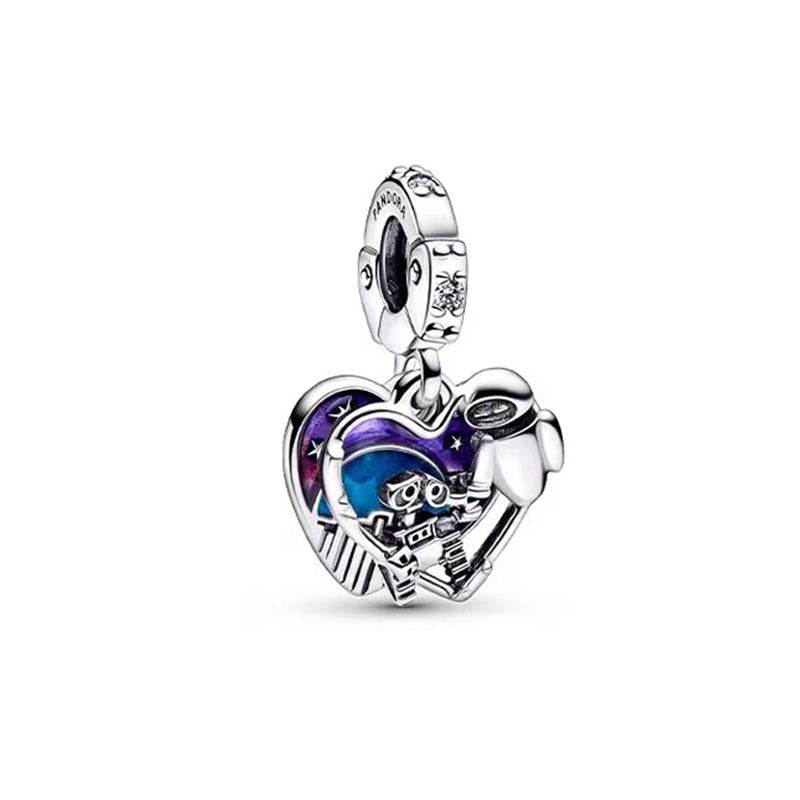 Disney Charm Bead Fit Original 925 Sterling Silver Pandora Bracelet DIY Jewelry