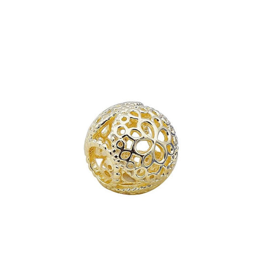 Gold Plated Series Charm Bead Fit Original Pandora 925 Sterling Silver Bracelet DIY Jewelry ZZ1008