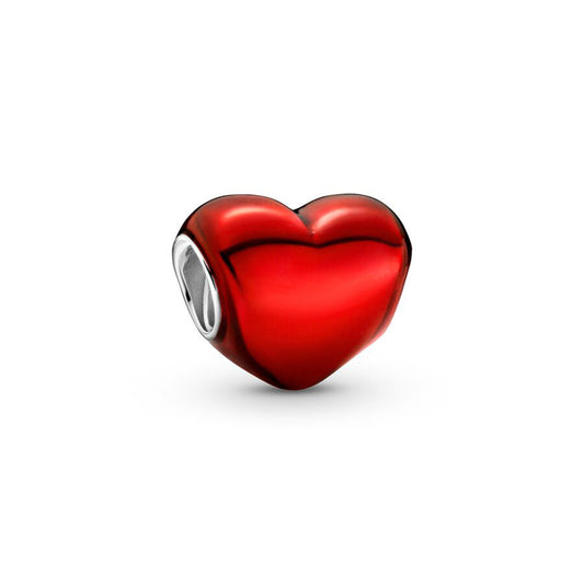 NEW Fine Heart Charm Bead Fit Original 925 Sterling Silver Pandora Bracelet DIY Women Jewelry Gift XZ138