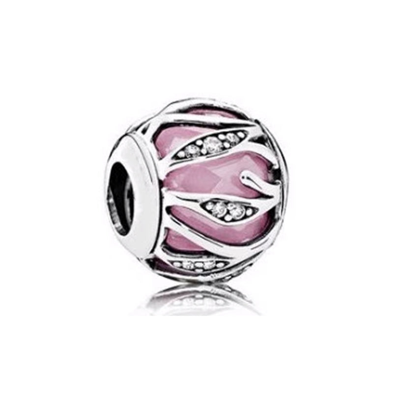 Charm Bead Fit Original 925 Sterling Silver Pandora Bracelet DIY Women Jewelry SS1418