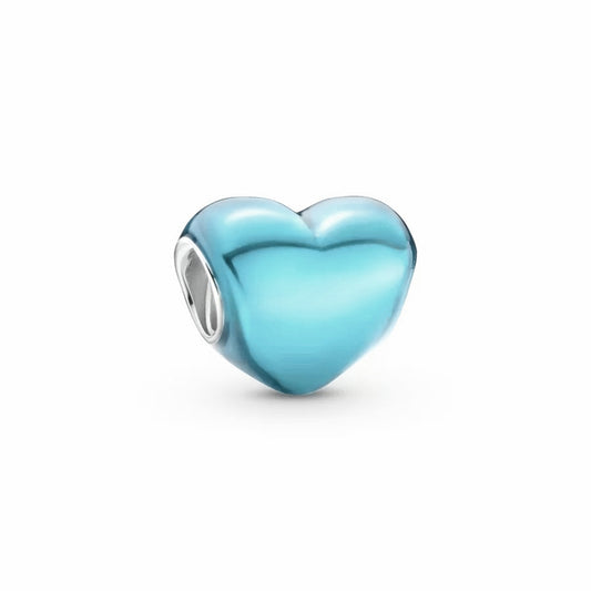 NEW Fine Heart Charm Bead Fit Original 925 Sterling Silver Pandora Bracelet DIY Women Jewelry Gift XZ1650