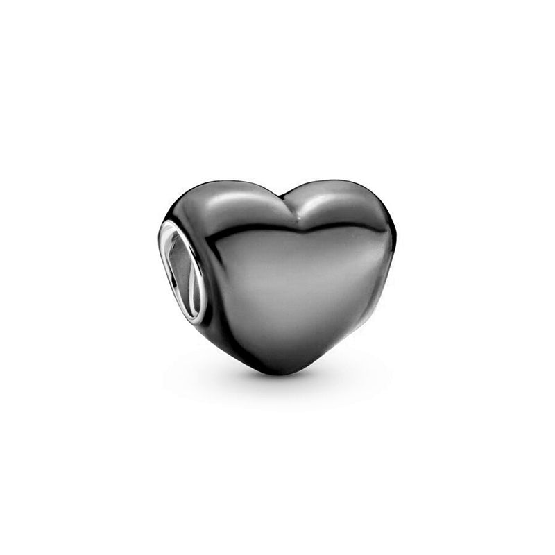 NEW Fine Heart Charm Bead Fit Original 925 Sterling Silver Pandora Bracelet DIY Women Jewelry Gift XZ1651