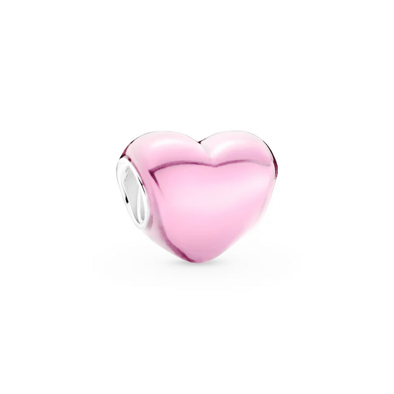 NEW Fine Heart Charm Bead Fit Original 925 Sterling Silver Pandora Bracelet DIY Women Jewelry Gift XZ1652