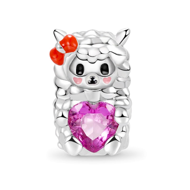 Animal Series Embraces Heart Gem Charm jewelry Beads Fit Original 925 Sterling Silver Pandora Bracelet XZ1722