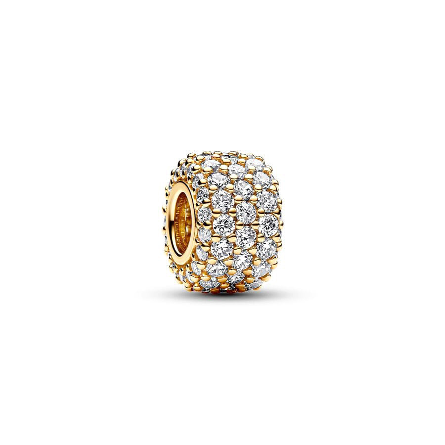 Gold Plated Series Charm Bead Fit Original Pandora 925 Sterling Silver Bracelet DIY Jewelry ZZ1948