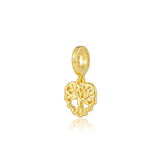 Gold Plated Series Tree of Life Charm Bead Fit Original Pandora 925 Sterling Silver Bracelet DIY Jewelry  DZ2311