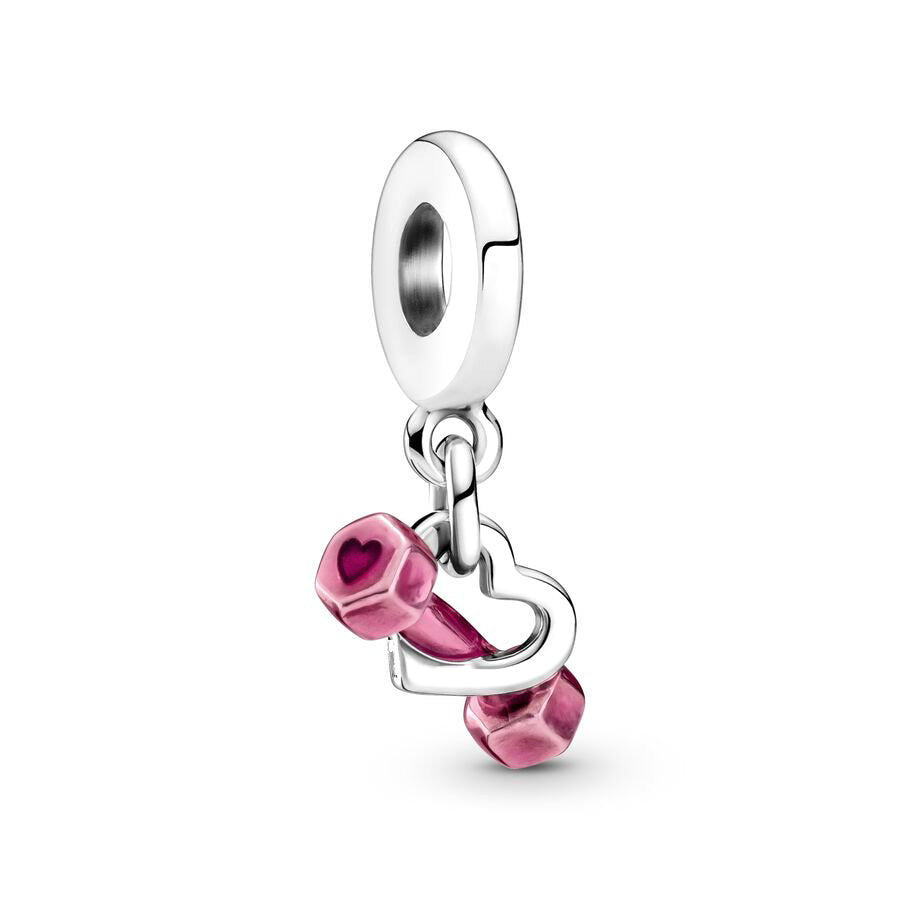 Heart Charm Bead Fit Original 925 Sterling Silver Pandora Bracelet DIY Women Jewelry SS35