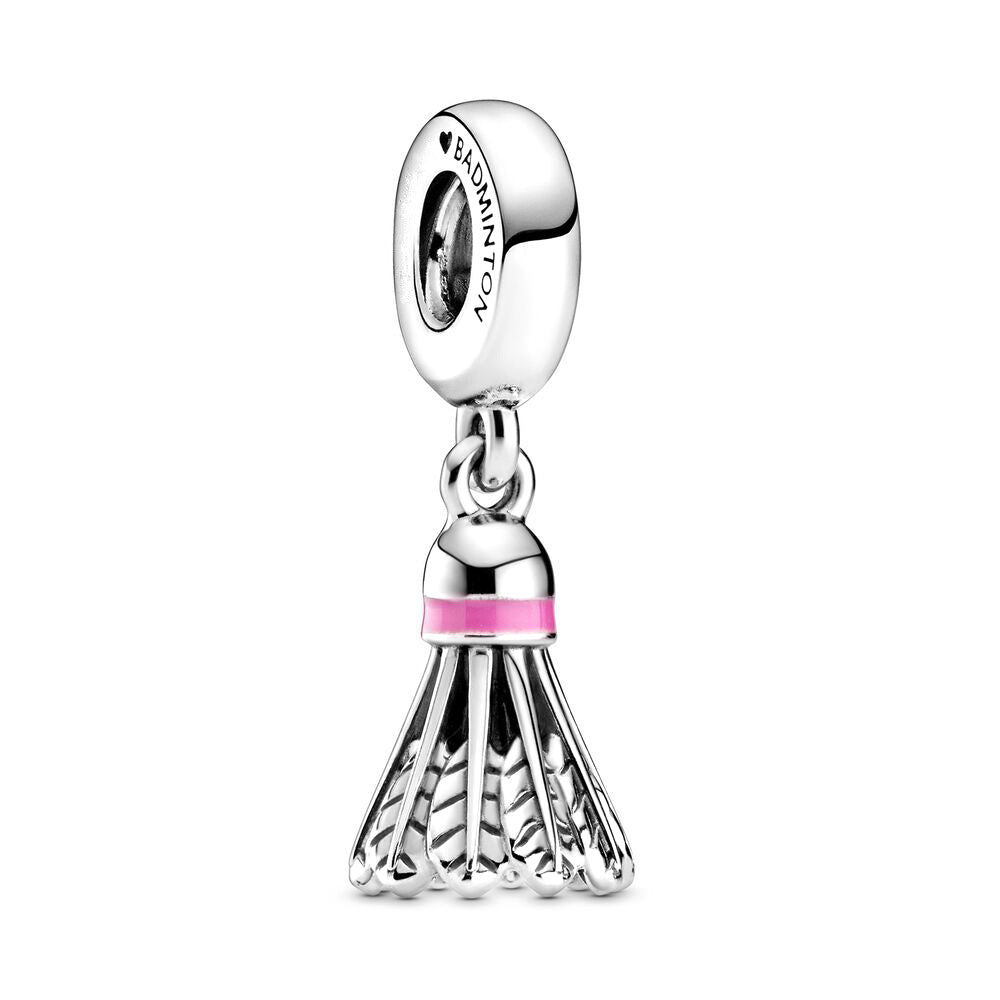 Badminton Charm Bead Fit Original 925 Sterling Silver Pandora Bracelet DIY Women Jewelry Gift SS701