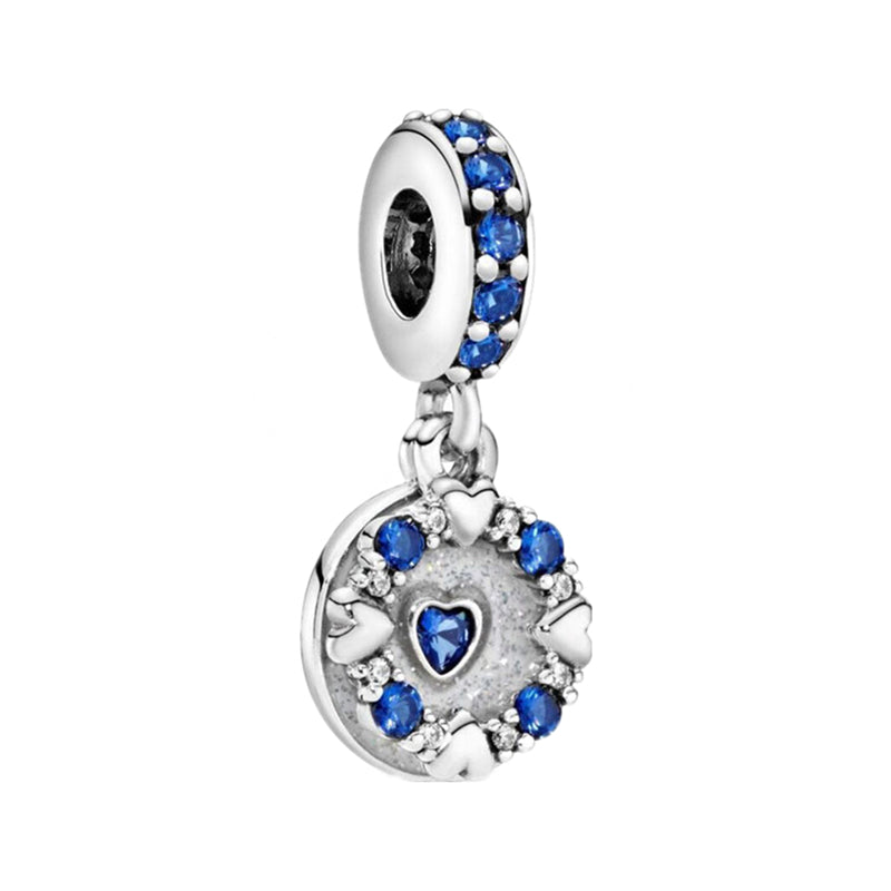 Blue Devil's Palm Eye，Moon-Watching Fox，Butterfly Dangle Charms Beads Fit Original 925 Sterling Silver Pan Bracelet Jewelry